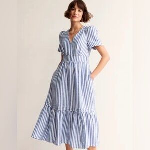 linen shirt dress green The Shirtdress in Linen main image 1